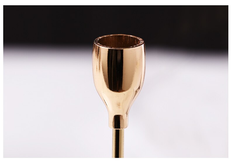Gold Candle Holder in Two Variations Gold Candle Holder in Two Variations